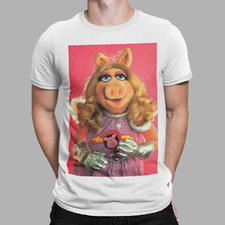 Miss Piggy T-Shirt Muppet Pigs In Space Retro Cool 70s 80s Attitude Gift Tee