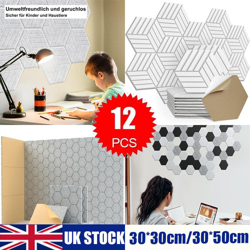 12x hexagon self acoustic wall - 12x,