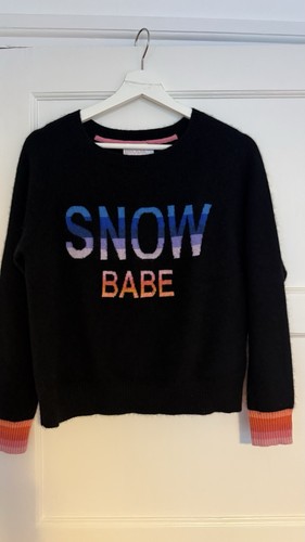 Boden black wool - black, knit