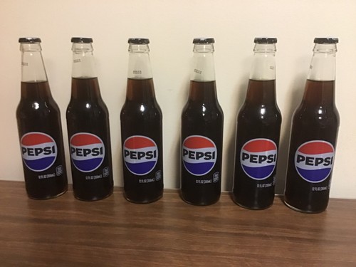 Glass bottles of - 6-12,