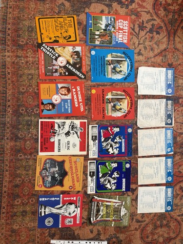 Scottish football programmes - scottish,