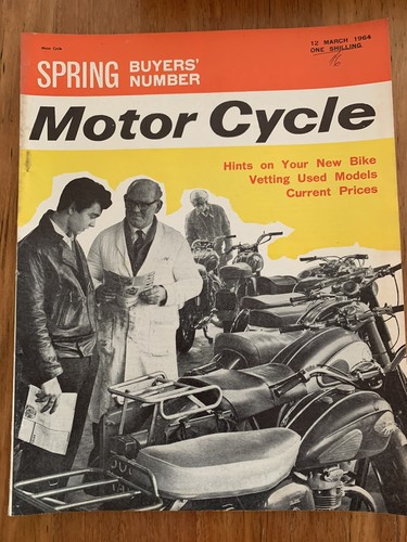 Vintage motor cycle magazine - cycle,