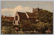 Postcard St Mary's Church Tollesbury Essex Religious Buildings Posted