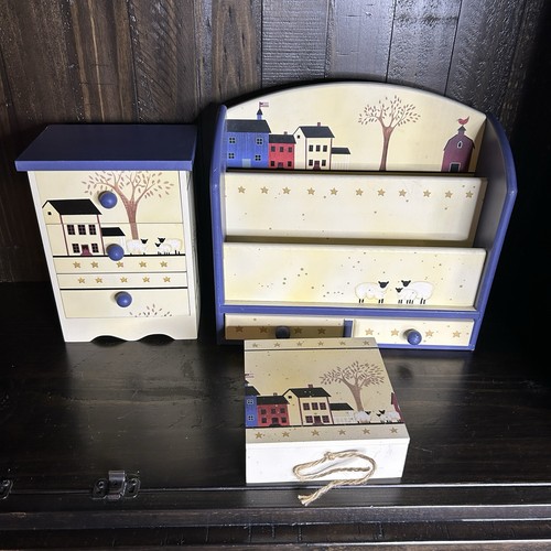 Wooden mail letter holder - mail,