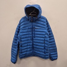 Montane Featherlite Pertex Insulated Down Blue Puffer Coat Jacket Size XXL Mens