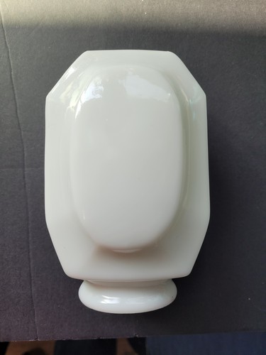 White milk glass - white, wall