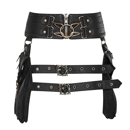 Retro style leather waist - retro,