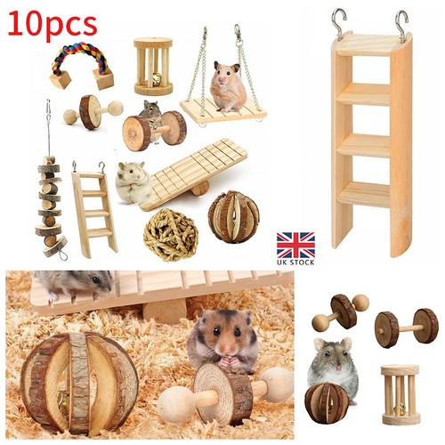 10pcs wooden hamster chew - 10pcs,