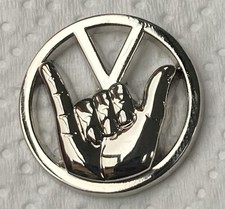 Volkswagen VW metal 3D pin