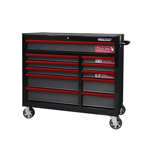 Roll cab drawer black - 41",
