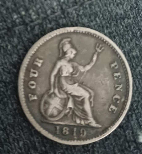 1849 british four pence - 1849,