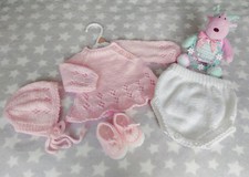 New Hand Knitted 4 Piece