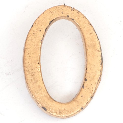 Mission oak wall clock number - wall,
