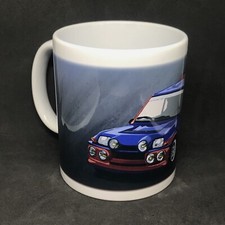 Car Art Mug fits Ren 5 Turbo Rally | Cup Classic French Clio Alpine R5 WRC