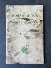 1960's MORRIS MINOR 1000 Drivers Handbook British Ships from USA Vintage Car