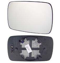 Left wing mirror glass and - wing,