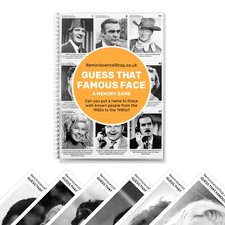 Reminiscence Cards Famous