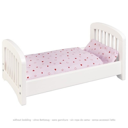 Dolls bed wooden - dolls,