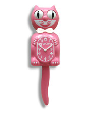 Satin Pink  Kit-Cat Klock