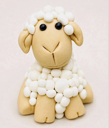 Handmade edible sheep - handmade, cake