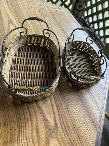 Set small oval wicker - set,