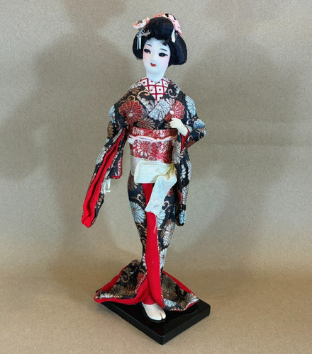 Vintage japanese geisha doll - japanese,