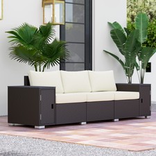 Outsunny Wicker Outdoor Couch