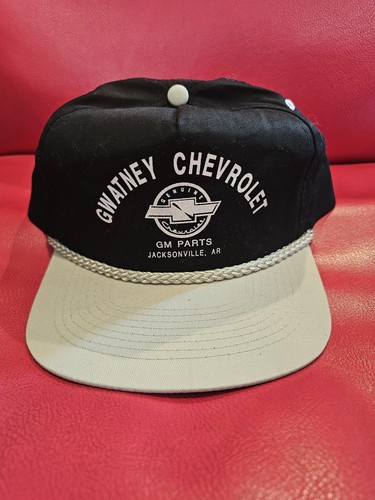 Vintage gwatney chevrolet hat - chevrolet,