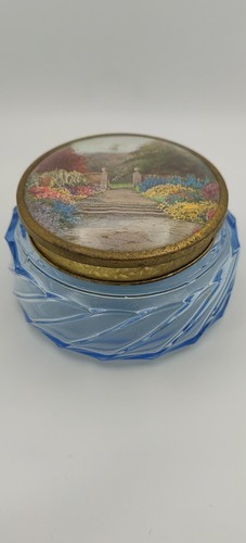 Vintage glass powder - glass,