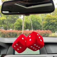 Little Paired Dice Velvet Car