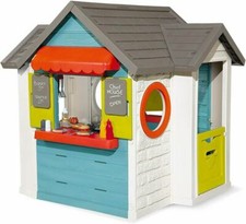 Smoby Chef House Playhouse – 1.3m Tall | Outdoor & Indoor Pretend Play Café (760
