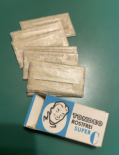50s 60s razor blades - 60s, tondeo