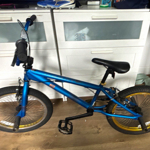 Blue bmx bike 20in - blue,