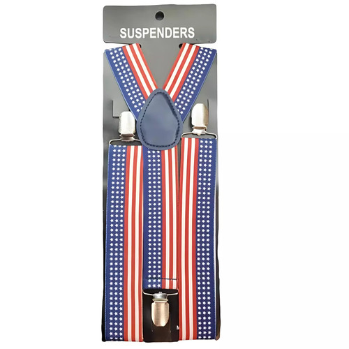 Patriotic usa flag suspenders - usa,