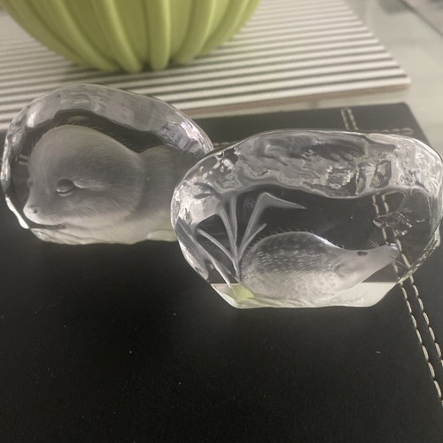Dartington crystal hedgehog - dartington,