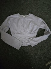 Girls Long Sleeve Cropped Top Candy Couture Age 10