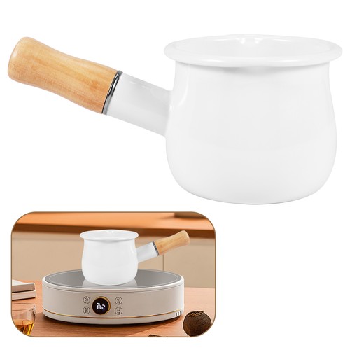 Enamel milk pan - milk,