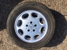 MERCEDES S CLASS W126 ALLOY WHEEL 15'' TYRE 8 HOLE 225X60X15 1980-1991