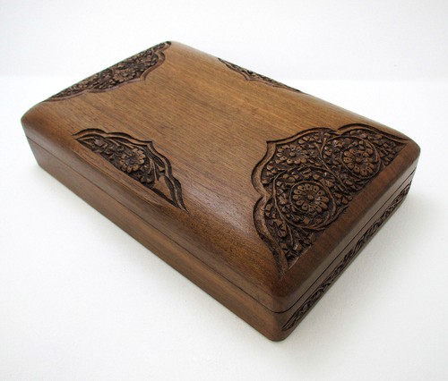 Vintage indian kashmiri - vintage, walnut