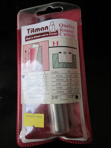 Titman h18 straight - h18*1/2",