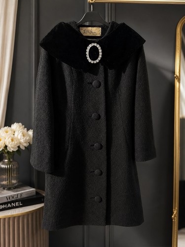 Vintage 1950s lilli ann - ann, black