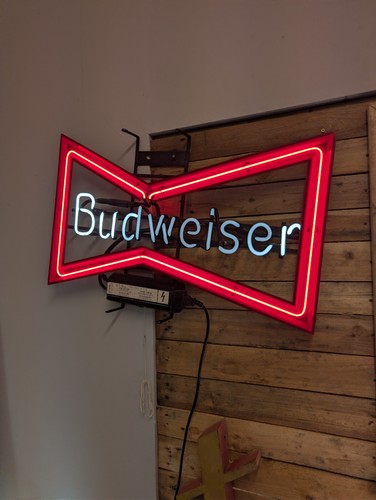 Original 1980 neon - 1980's, budweiser