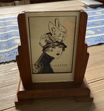 Art deco Portrait Flapper. Ink