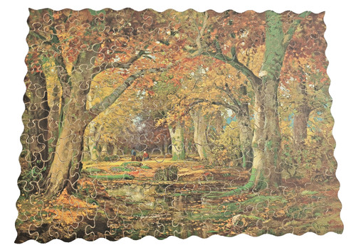 Vintage wooden puzzle - , by