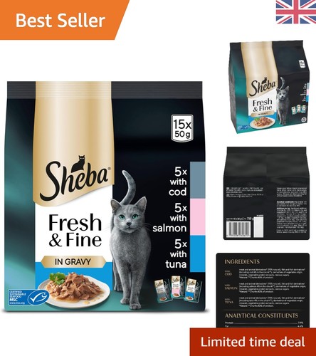 Sheba cat wet food fresh - cat,