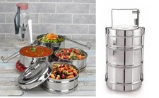 Authentic Indian Tiffin Lunch