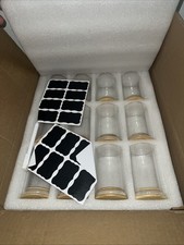 8oz Glass Food Storage Jars