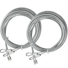 Set of 4 Galvanized Garage Door Cables 13Feet Long Cable for Secure Operate