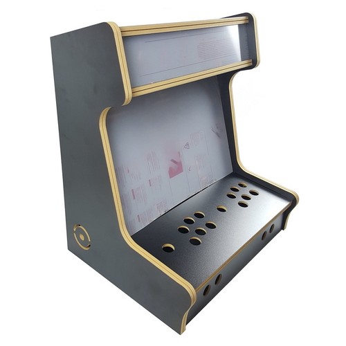 Black sprayed arcade cabinet - sprayed,