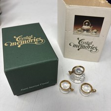 Swarovski Crystal Memories Miniature '3-Piece Tea Set'  w/ Original Box